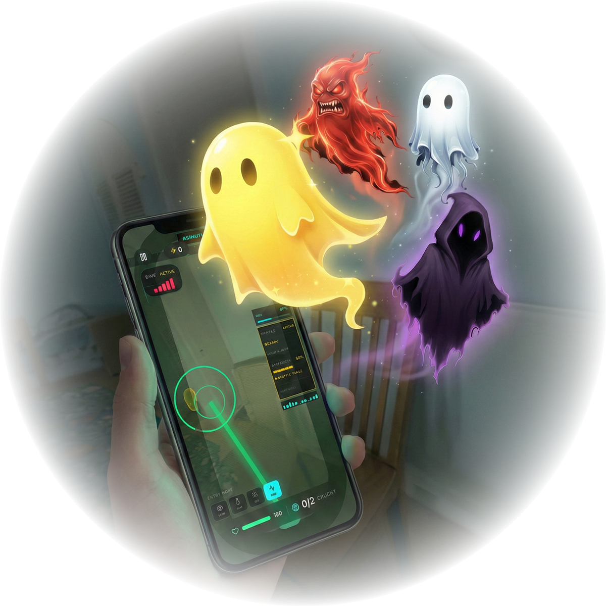SpookSeek AR gameplay